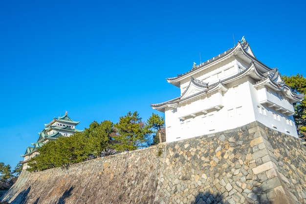 Torretta di sud-ovest del punto di riferimento del castello di Nagoya a Nagoya, Giappone