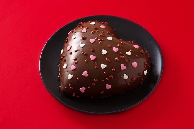 Torta a forma di cuore per San Valentino