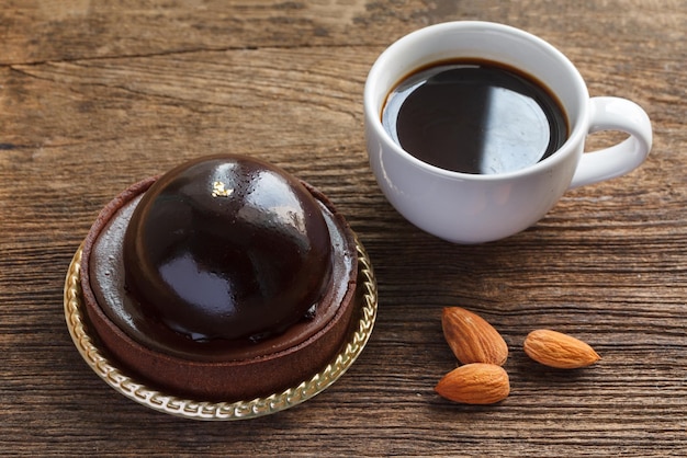 Torta al caffè e cioccolato