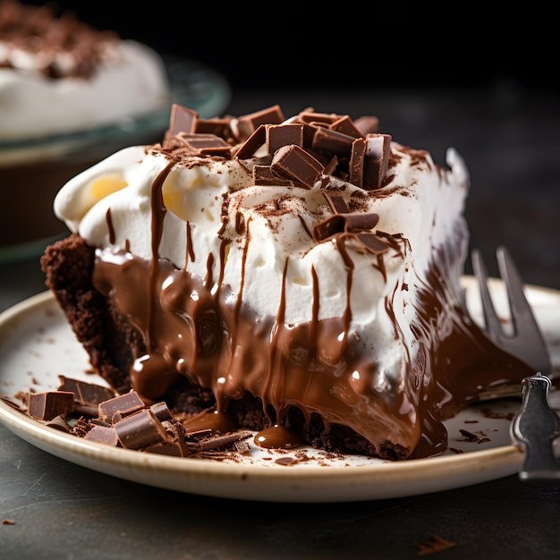 torta al cioccolato con cioccolato