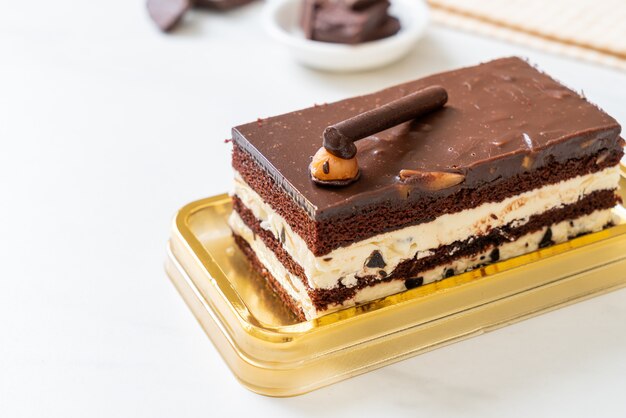 torta al cioccolato con mandorle