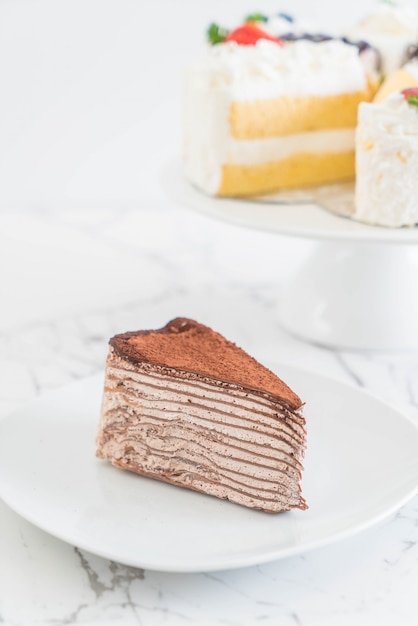 torta al cioccolato crape