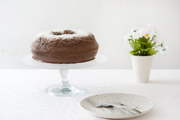 Torta al cioccolato e cocco