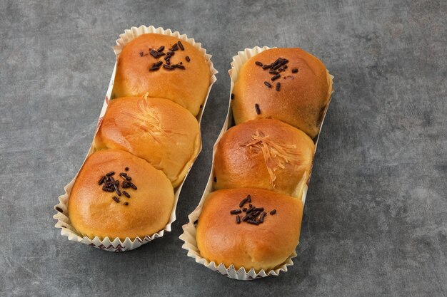 Torta al cioccolato in scatola Regali cibo festivo concetto d'amore