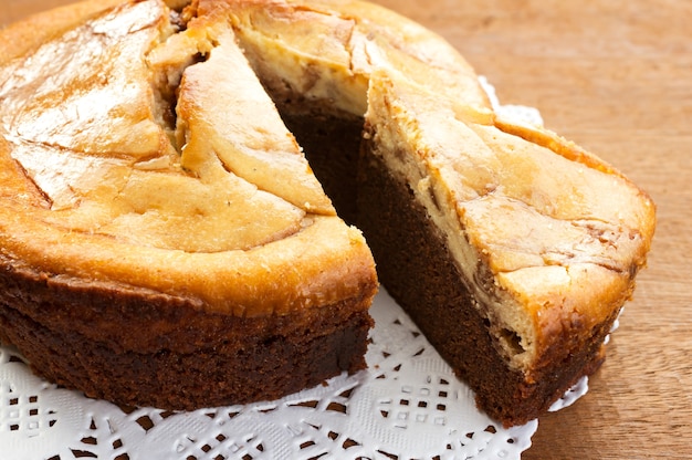 Torta al formaggio Brownie