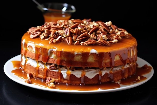 Torta alle noci pecan e sciroppo d'acero, un classico americano