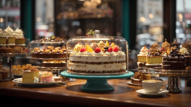 Torta allettante al caffè