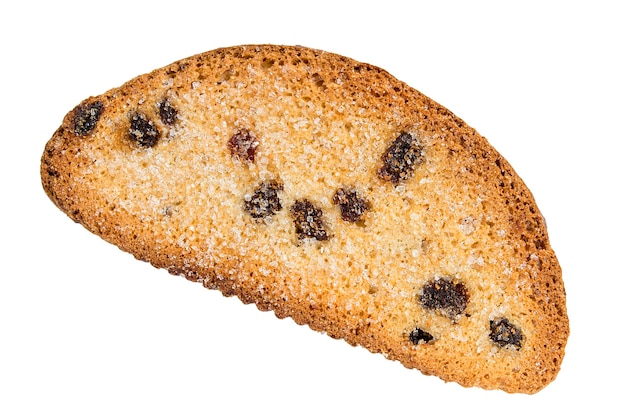 Torta biscottata isolata