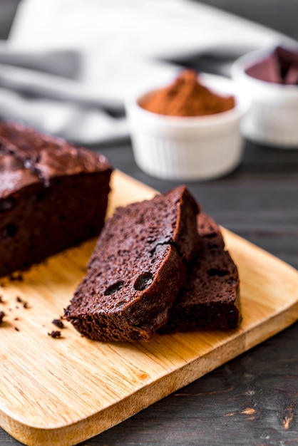 torta brownie al cioccolato