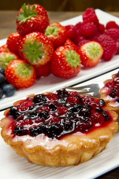 Torta con frutti di bosco