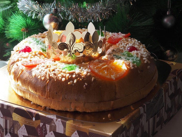 Torta dei tre re Roscon de Reyes