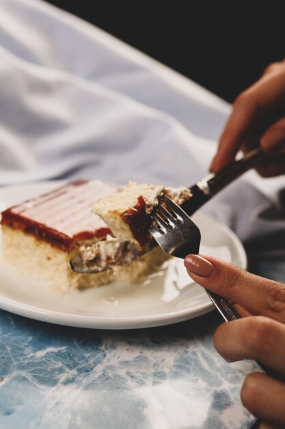 Torta deliziosa e dolce