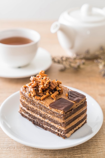 torta di caffè toffee