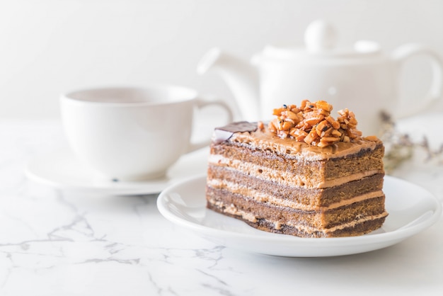 torta di caffè toffee