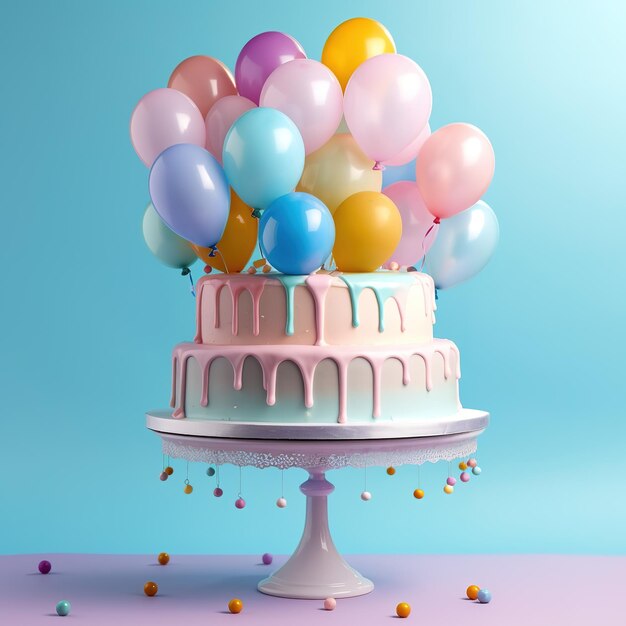 torta di compleanno con candele