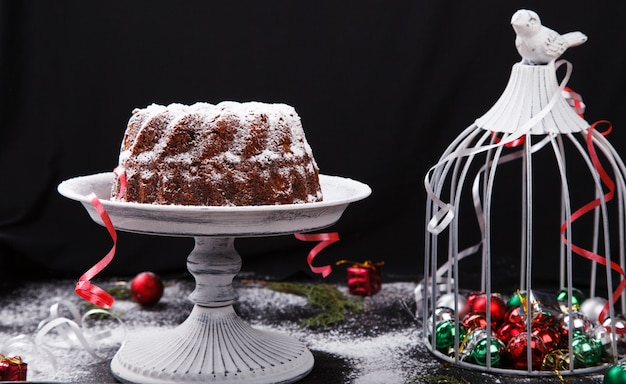 Torta Di Frutta Di Natale Tradizionale