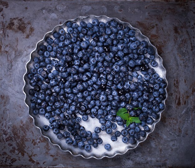 Torta di frutta mirtilli