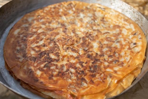 Torta di funghi ricetta culinaria tradizionale greca