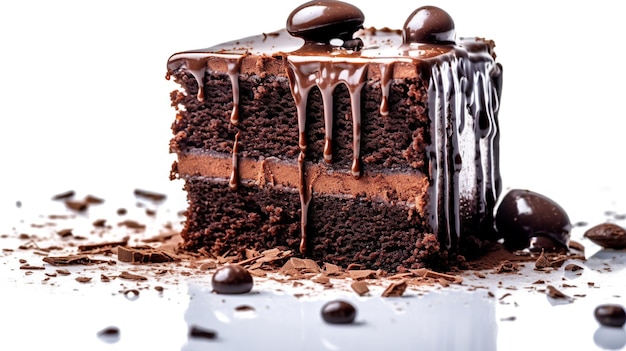 torta di ganache al cioccolato