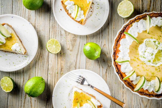 Torta di lime chiave fatta in casa