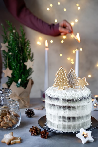 Torta di Natale fatta in casa