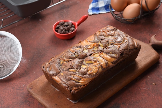 Torta Di Pan Di Marmo Torta Di Panna Di Brownies