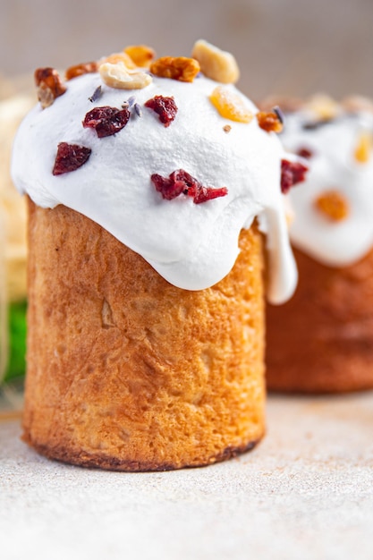 Torta di Pasqua dolce dessert I cristiani ortodossi vacanza pasqua trattano pasto sano cibo spuntino