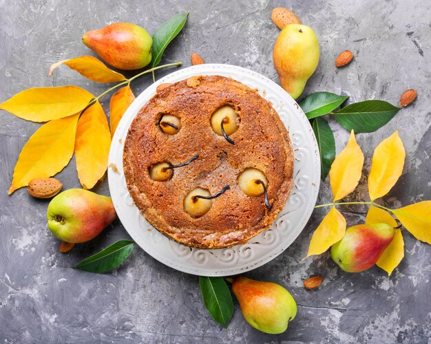 Torta di pere autunnale fatta in casa