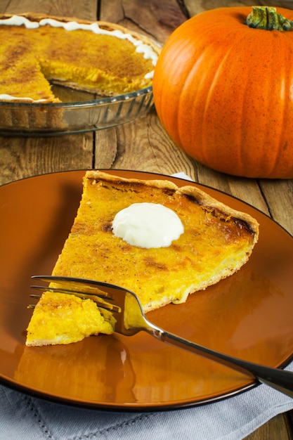 Torta di zucca del Ringraziamento