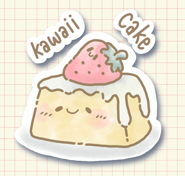 Torta Kawaii e fragola