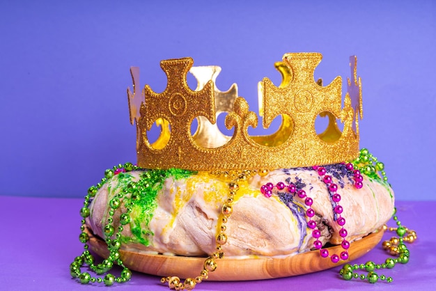 Torta King per Mardi Gra