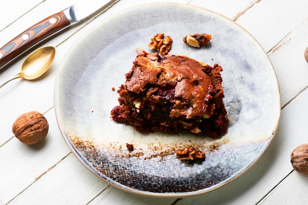 Torta marmorizzata alle ciliegie