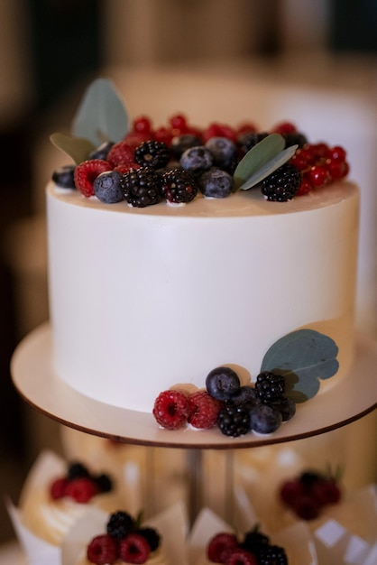 Torta nuziale al matrimonio