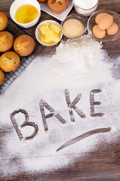 Torte da forno con ingredienti