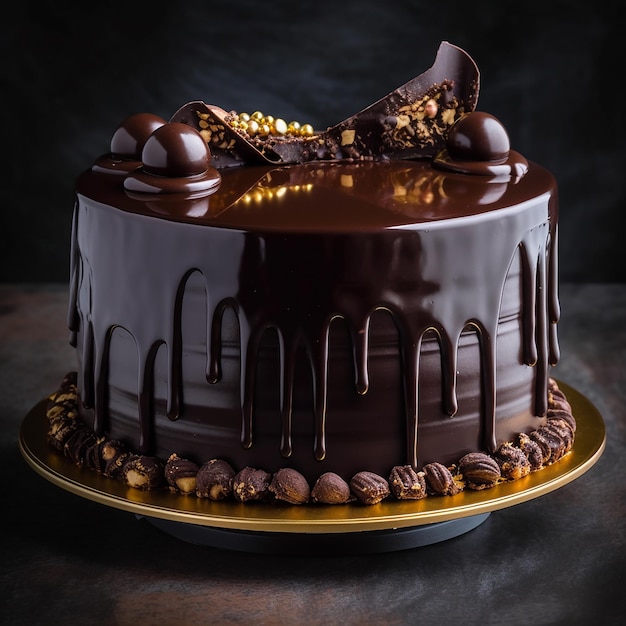 Torte di cioccolato scuro