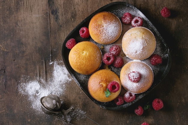 Torte Di Limone Con Lamponi