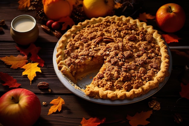 Torte di zucca tradizionali autunnali