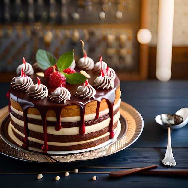 tortiera al cioccolato con fragole