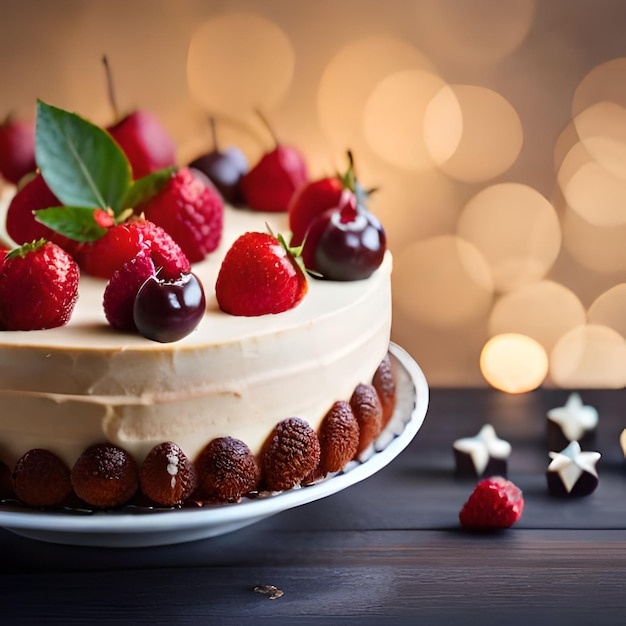 tortiera al cioccolato con fragole