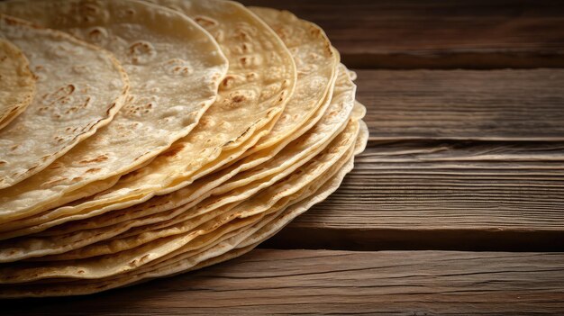 Tortilla tradizionale, cibo messicano artigianale