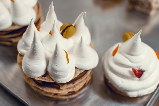 Tortino dolce con crema Rogel cake