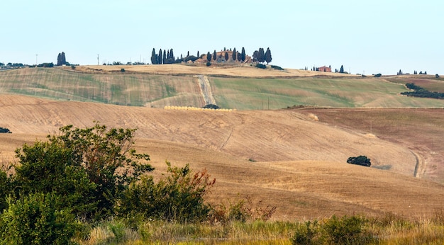 Toscana alba campagna Italia