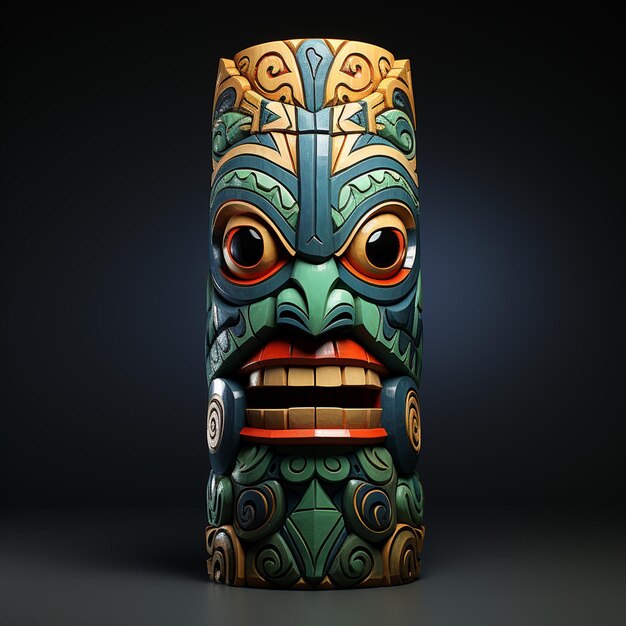 Totem Tiki stilizzato