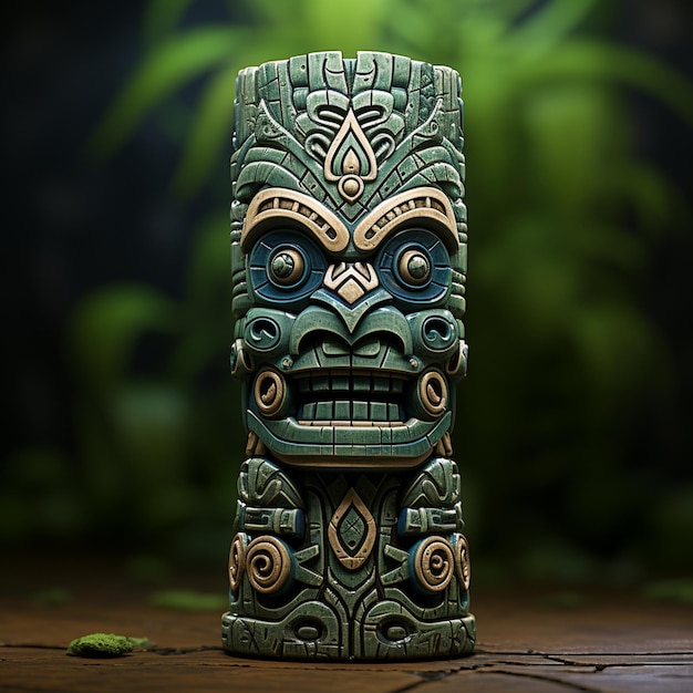 Totem Tiki stilizzato