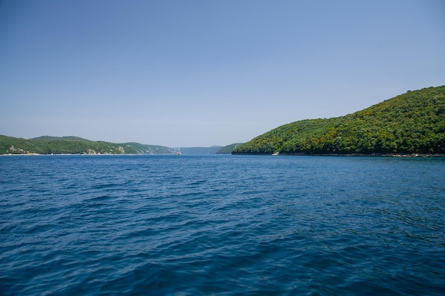 Tour della costa adriatica Fiordo di Limski in Istria Mare Adriatico