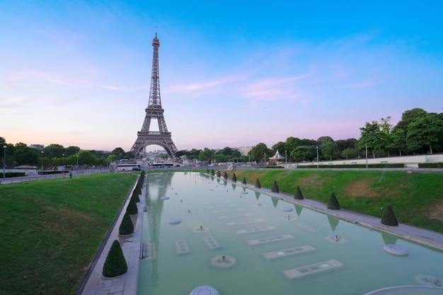 Tour Eiffel e dal Trocadero Parigi