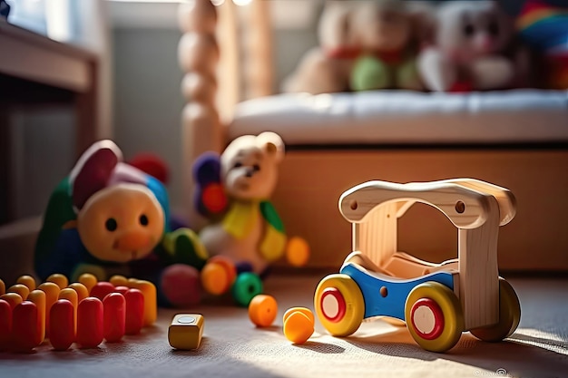 Toy Wonderland Caos giocoso nella stanza dei bambini AI generativa