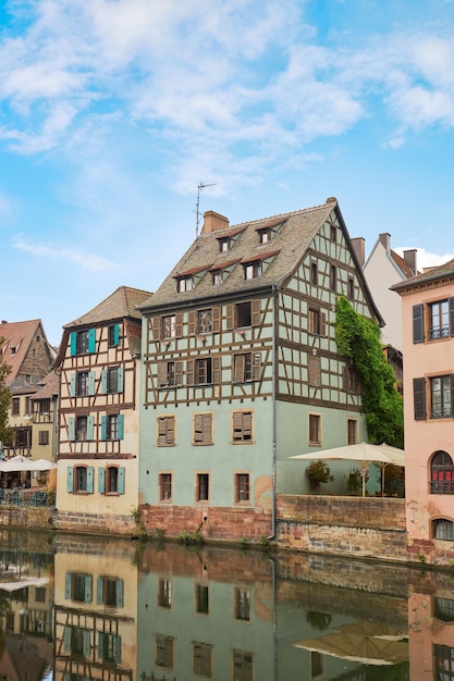 Tradizionale casa francese a Strasburgo in Francia