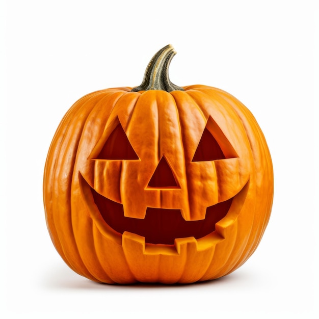 Tradizionale halloween intagliato faccia di zucca jackolantern