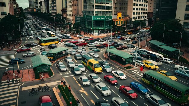 Traffico nella città di Curitiba